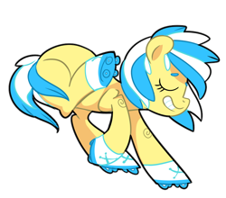 Size: 692x608 | Tagged: safe, artist:pepooni, oc, oc only, oc:ring runner, earth pony, pony, solo