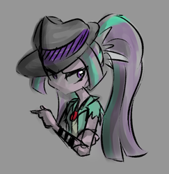 Size: 764x787 | Tagged: safe, artist:jankrys00, aria blaze, equestria girls, rainbow rocks, hat