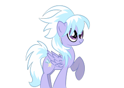 Size: 3448x2464 | Tagged: safe, artist:forestheart74, cloudchaser, raised hoof, simple background, solo, transparent background, vector