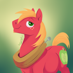 Size: 800x800 | Tagged: safe, artist:bronyseph, big macintosh, earth pony, pony, male, solo, stallion