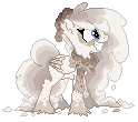 Size: 124x110 | Tagged: safe, artist:toxijen, oc, oc only, oc:snowy marshmallow, pegasus, pony, marshmallow, pixel art, solo