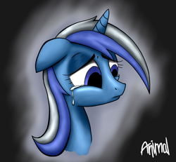 Size: 2000x1850 | Tagged: safe, artist:anearbyanimal, derpibooru import, minuette, crying, solo