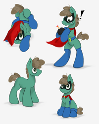 Size: 1024x1280 | Tagged: safe, artist:xenalollie, humdrum, bomb, humdrum (pony), power ponies, solo