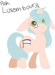 Size: 892x1206 | Tagged: safe, artist:phylislv, oc, oc only, ask, luxembourg, nation ponies, solo, wrong