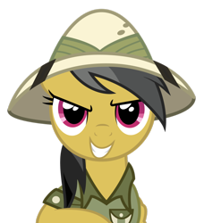 Size: 854x935 | Tagged: safe, artist:teslacloud, daring do, read it and weep, solo, vector, vector trace