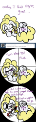 Size: 667x2254 | Tagged: safe, artist:kukilunestar, discord, surprise, g1, ask, ask tripie, comic, tumblr