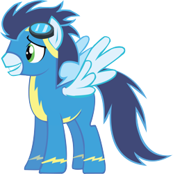 Size: 5714x5741 | Tagged: safe, artist:cygnusvismundcygnus, soarin', absurd resolution, simple background, solo, transparent background, vector, wonderbolts uniform