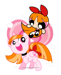 Size: 900x1100 | Tagged: safe, artist:yokokinawa, alicorn, pony, blossom (powerpuff girls), crossover, human ponidox, ponified, simple background, solo, the powerpuff girls, transparent background