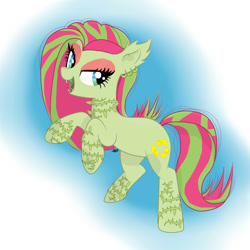Size: 2000x2000 | Tagged: safe, artist:ladypurrfect, monster high, ponified, solo, venus mcflytrap