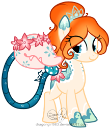 Size: 1643x1906 | Tagged: safe, artist:diigii-doll, oc, oc only, oc:giselle, monster pony, original species, piranha plant pony, augmented tail, solo