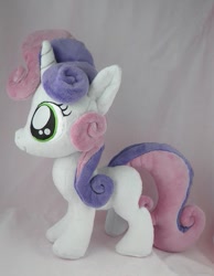 Size: 401x516 | Tagged: safe, artist:pastelblueunicorn, sweetie belle, irl, photo, plushie, solo