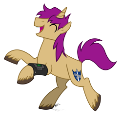 Size: 2785x2639 | Tagged: safe, artist:egophiliac, artist:outlawedtofu, oc, oc only, oc:grit, pony, unicorn, fallout equestria, fallout equestria: wasteland economics, dancing, simple background, solo, transparent background, vector