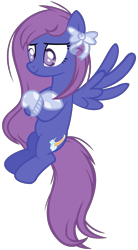 Size: 4266x7723 | Tagged: safe, artist:glessmoon, oc, oc only, oc:honeymoon, pegasus, pony, absurd resolution, clothes, female, flying, mare, socks, solo