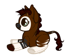 Size: 508x434 | Tagged: safe, artist:haventide, oc, oc only, oc:tafanji, okapi, plushie, solo