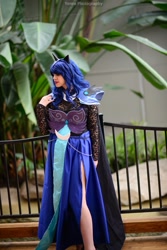 Size: 801x1200 | Tagged: safe, artist:envy cosplay, nightmare moon, human, cosplay, irl, irl human, photo