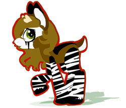 Size: 2000x1700 | Tagged: safe, artist:shaynaclaw, okapi, pony, mane, solo