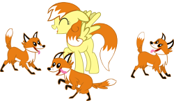 Size: 4985x2903 | Tagged: safe, artist:sadlylover, oc, oc only, oc:sejj, fox, pegasus, pony