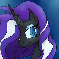 Size: 1024x1024 | Tagged: safe, artist:martinhello, nightmare rarity, pony, unicorn, female, mare, solo