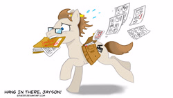 Size: 3200x1800 | Tagged: safe, artist:edvedd, oc, oc only, oc:jayson thiessen, jayson thiessen, ponified, solo