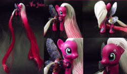 Size: 4776x2813 | Tagged: safe, artist:cemetery-nightmare, oc, oc only, oc:strawberry wave, brushable, custom, irl, photo, solo, toy