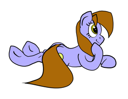 Size: 3600x2800 | Tagged: safe, artist:a2, oc, oc only, cute, prone, simple background, solo, underhoof