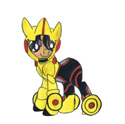 Size: 1024x1015 | Tagged: safe, artist:happycupcake11, derpibooru import, big hero 6, gogo tomago, ponified