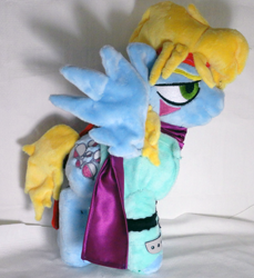 Size: 1024x1117 | Tagged: safe, artist:cryptic-enigma, caesar zeppeli, irl, jojo's bizarre adventure, photo, plushie, ponified