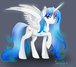 Size: 1280x1138 | Tagged: safe, artist:cloud-up, oc, oc only, oc:yursulily, alicorn, pony, alicorn oc, solo