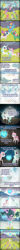 Size: 498x6108 | Tagged: safe, artist:tambelon, princess amore, oc, oc:mia bella cuore, crystal pony, pony, twinkle eyed pony, windigo, the crystal empire, storybook, windigoes