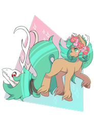 Size: 1024x1391 | Tagged: safe, artist:lana-jay, oc, oc only, oc:perish song, augmented tail, flower, flower in hair, hooves, monster mare, raised hoof, simple background, skull, solo, tailmouth, transparent background, unshorn fetlocks