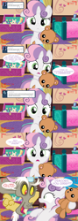 Size: 1280x3600 | Tagged: dead source, safe, artist:jan, discord, sweetie belle, ask the crusaders, comic, teddy bear, tumblr