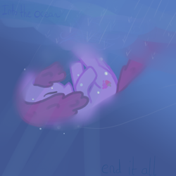 Size: 1080x1080 | Tagged: safe, artist:epicplatypus, berry punch, berryshine, earth pony, pony, drowning, eyes closed, female, mare, solo, underwater