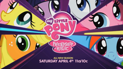 Size: 762x426 | Tagged: safe, screencap, pony, season 5, advertisement, simple background