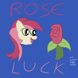 Size: 1280x1280 | Tagged: safe, artist:toonboy92484, roseluck, ask, ask the flower trio, solo, tumblr