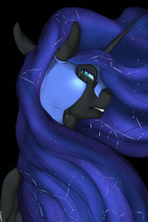 Size: 1000x1500 | Tagged: safe, artist:backlash91, derpibooru import, nightmare moon, crying, solo