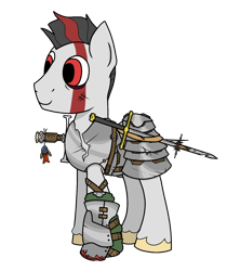 Size: 1234x1470 | Tagged: safe, pony, armor, dark souls, mane, weapon