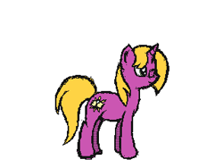 Size: 320x240 | Tagged: safe, artist:brightstarclick, oc, oc only, oc:bright star, flipnote studio, side view, standing