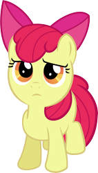 Size: 3970x7000 | Tagged: safe, artist:slb94, apple bloom, simple background, solo, transparent background, vector