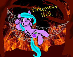 Size: 920x722 | Tagged: safe, artist:therandomlavpony, oc, oc only, hell, solo