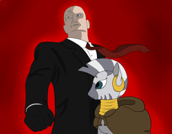 Size: 1000x777 | Tagged: safe, zecora, human, zebra, agent 47, hitman, story