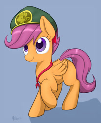 Size: 1111x1346 | Tagged: safe, artist:mcsadat, artist:transgressors-reworks, color edit, edit, scootaloo, colored, filly guides, solo