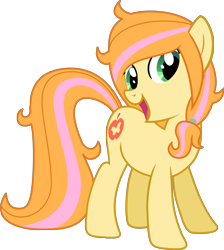 Size: 4364x4863 | Tagged: safe, artist:deathnyan, oc, oc only, oc:sweet peach, earth pony, pony, absurd resolution, solo