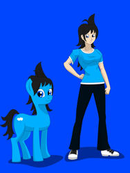 Size: 774x1032 | Tagged: safe, artist:alexandryuz, oc, oc:alicia walker, human, ponified