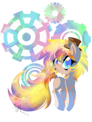 Size: 1070x1426 | Tagged: safe, artist:bamboodog, oc, oc only, oc:timestep, earth pony, pony, offspring, parent:doctor whooves, parent:unnamed oc, parents:canon x oc, solo