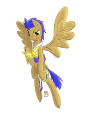 Size: 1024x1325 | Tagged: safe, artist:etiluos, oc, oc only, oc:zephyr verve, pegasus, pony, armor, goggles, royal guard