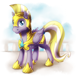 Size: 700x700 | Tagged: safe, artist:shinepawpony, oc, oc only, pegasus, pony, armor, guard, helmet, solo