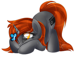 Size: 1800x1383 | Tagged: safe, artist:blackfreya, oc, oc only, oc:firewire, butterfly, pony, unicorn, cute, simple background, transparent background