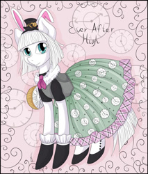 Size: 540x634 | Tagged: safe, bunny blanc, ever after high, ponified, simple background, white background