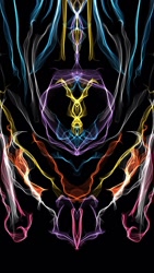 Size: 640x1136 | Tagged: safe, artist:ragin skittles, abstract art, modern art, neon, princess