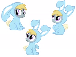 Size: 2048x1536 | Tagged: safe, artist:painbowcrash, chirpy hooves, rabbit, bunny costume, chirpabetes, clothes, cute, easter